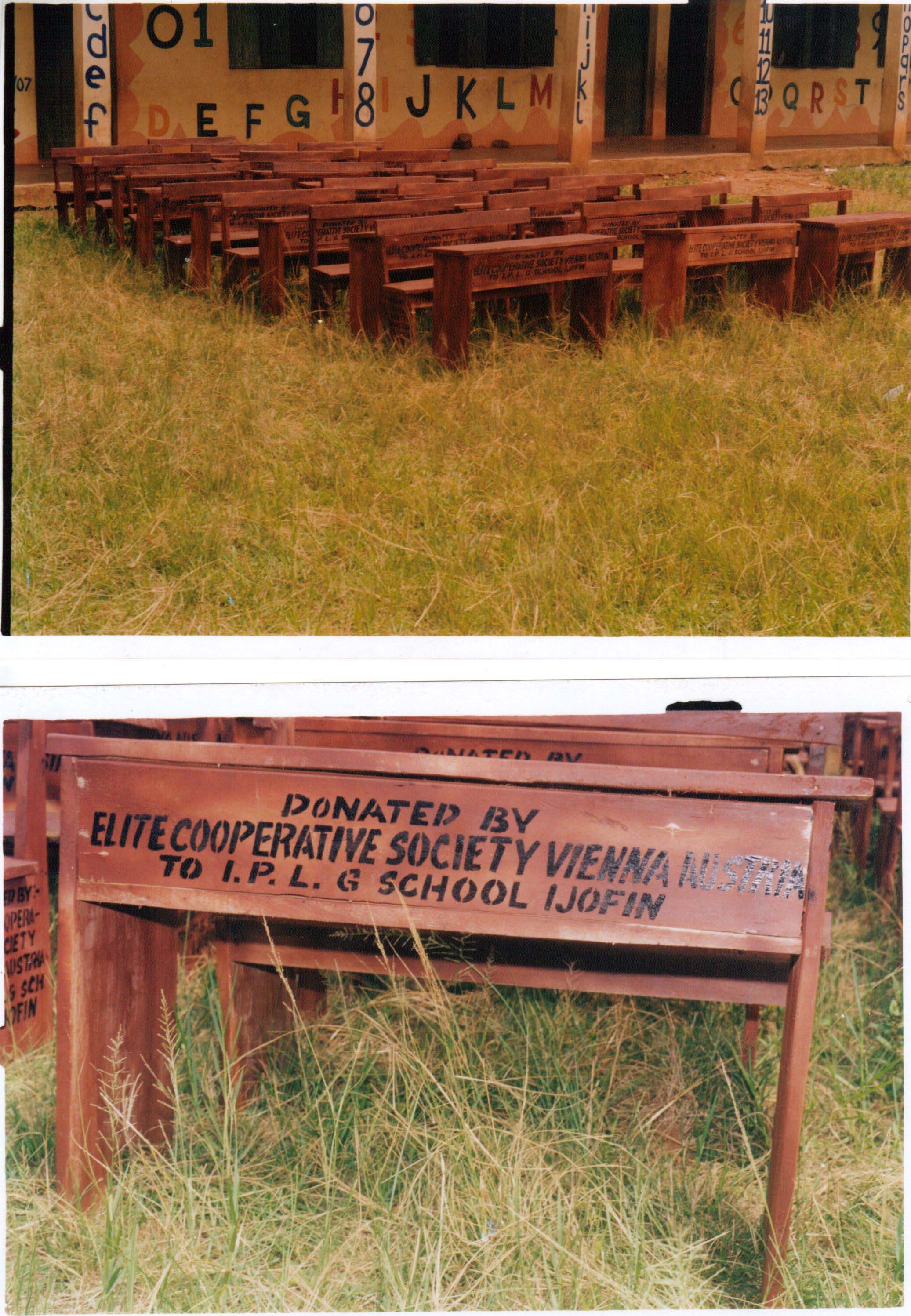 Donation of benches